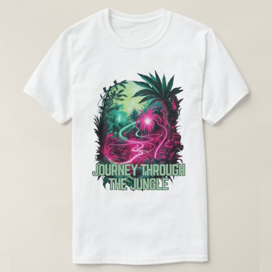Visionaire reis - Reis door het oerwoud T-shirt (Design voorkant)