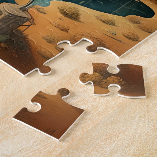 Visionaire stadsbouwpuzzel legpuzzel (Zijkant)