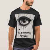 Visionaire vibes: het Abstracte oog T-shirt (Voorkant)