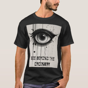Visionaire vibes: het Abstracte oog T-shirt