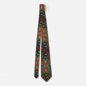 Visionaire vlammende oog Spirituele kunst Stropdas (Achterkant)