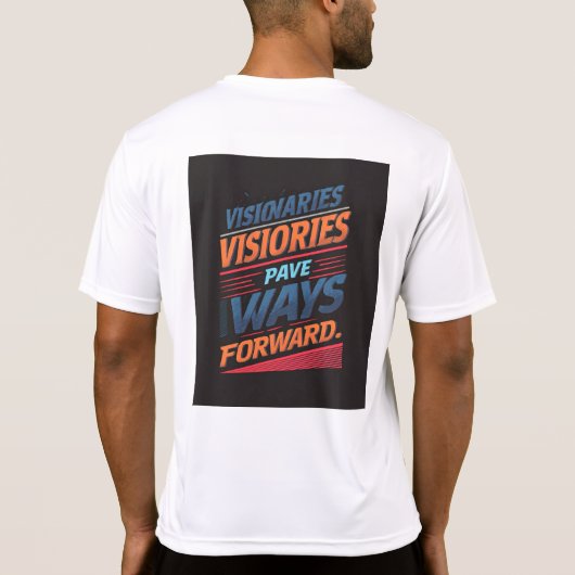 Visionairs plaveien manieren om T-shirt naar voren (Achterkant)
