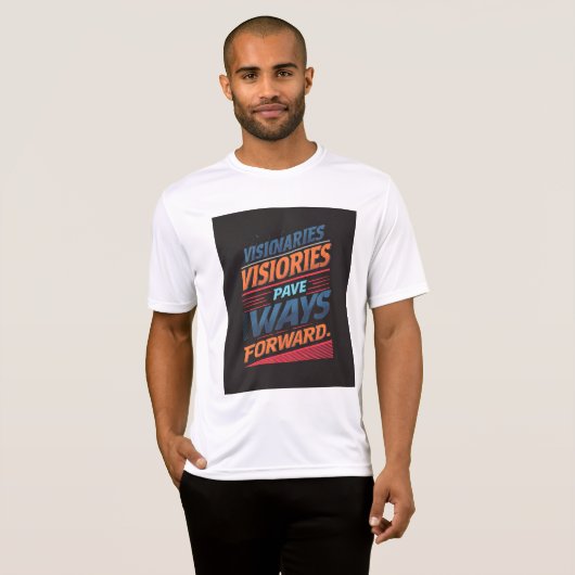 Visionairs plaveien manieren om T-shirt naar voren (Voorkant volledig)