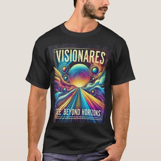 Visionairs zien verder dan de horizon t-shirt (Voorkant)