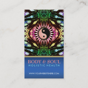 Visionary Forest YinYang NewAge-Visitekaartjes Visitekaartje