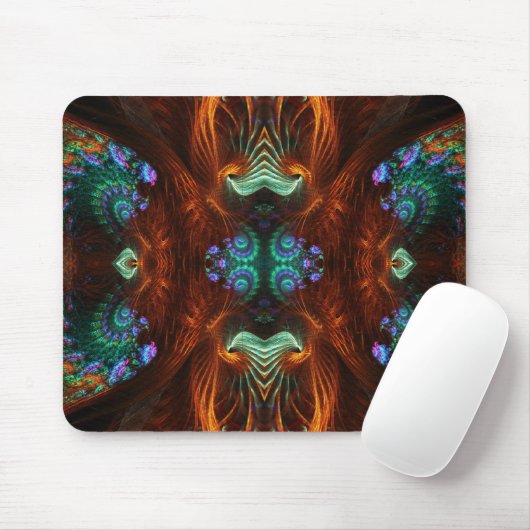 Visionary Fractal Butterfly Mousepad Muismat (Met muis)