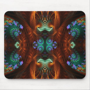 Visionary Fractal Butterfly Mousepad Muismat