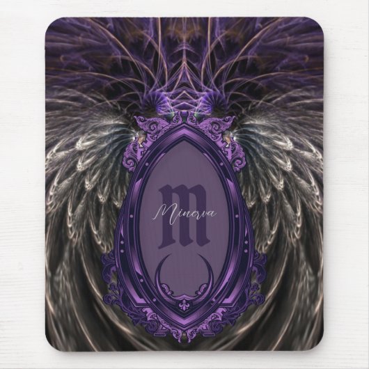 Visionary Gothic Fractal Art Muismat (Voorkant)