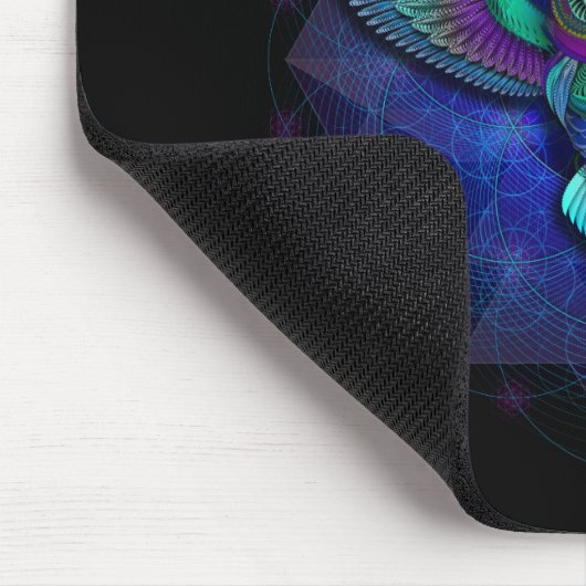 Visionary Owl Mousepad Muismat (Hoek)