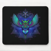 Visionary Owl Mousepad Muismat (Voorkant)