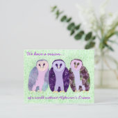 Visionary Owls Briefkaart (Staand voorkant)