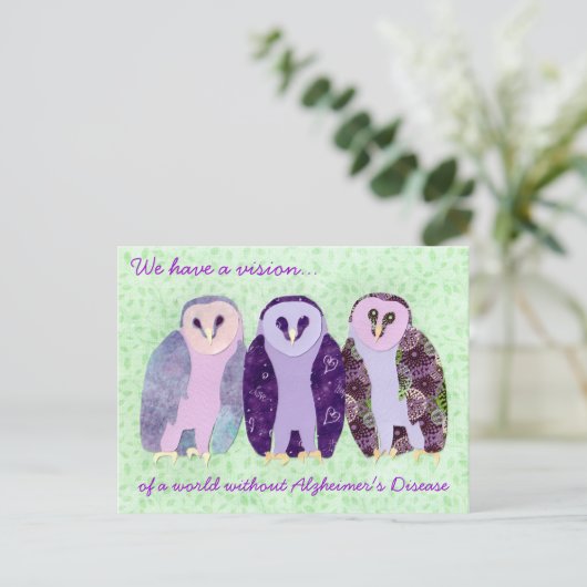 Visionary Owls Briefkaart (Staand voorkant)