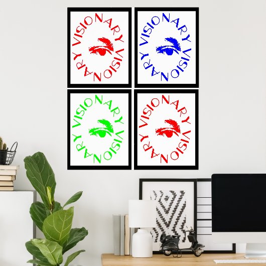 Visionary Poster (Thuiskantoor)