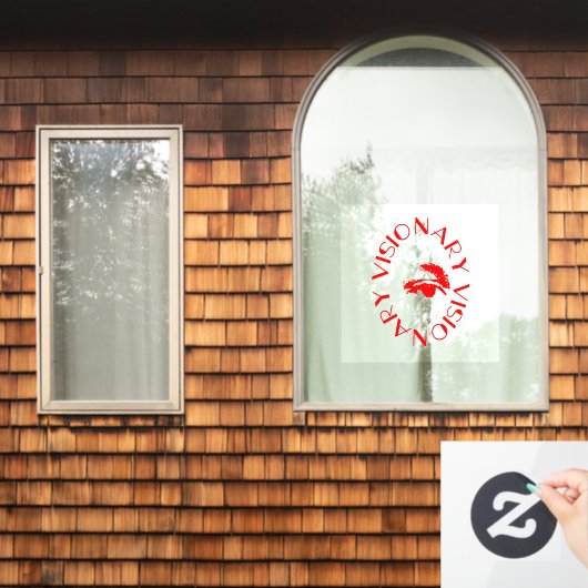 Visionary Raamsticker (Huis Raam)