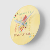 Visionary Trailblazer Innovator Inspiration Ronde Klok (Hoek)