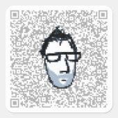 VisionUp QR-code lichte sticker (Voorkant)