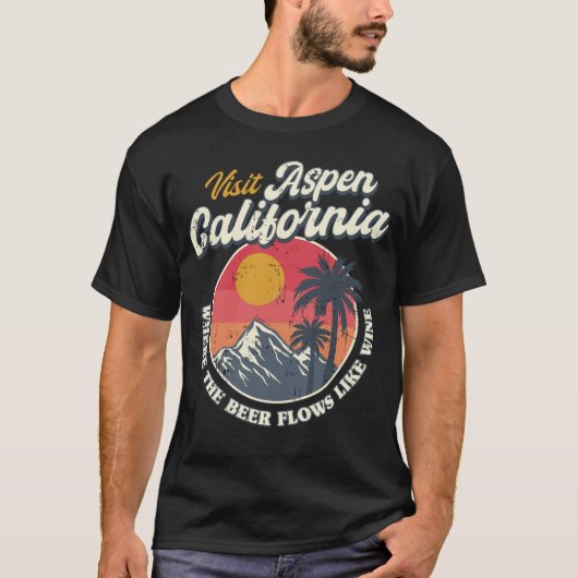 Visit Aspen California friends T-shirt (Voorkant)