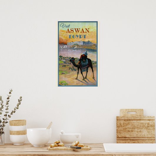 Visit Aswan, Egypt Poster (Keuken)