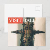 Visit Bali Briefkaart (Voorkant / Achterkant)