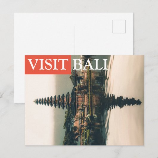 Visit Bali Briefkaart (Voorkant / Achterkant)