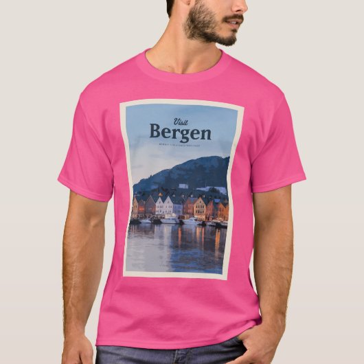 Visit Bergen T-shirt (Voorkant)