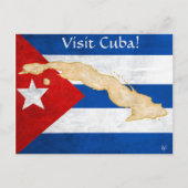 "Visit Cuba" post card Briefkaart (Voorkant)