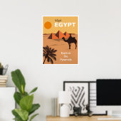 Visit Egypt travel poster (Thuiskantoor)