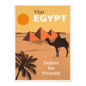 Visit Egypt travel poster (Voorkant)