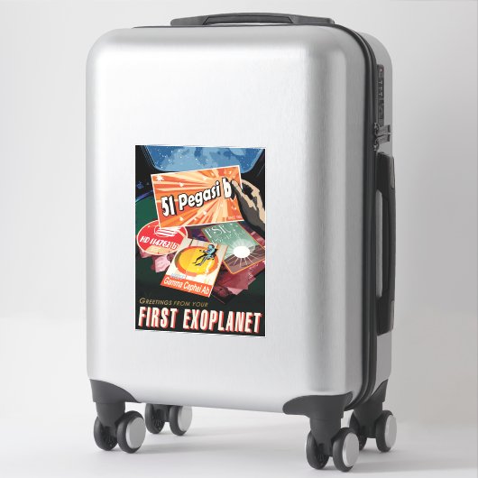 Visit First Exoplanet Found Outside Solar System Sticker (Koffer)