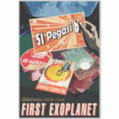 Visit First Exoplanet Found Outside Solar System Sticker (Voorkant)