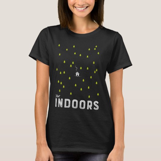 Visit Indoors  T-shirt (Voorkant)