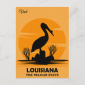 Visit Louisiana, The Pelican State, Briefkaart (Voorkant)