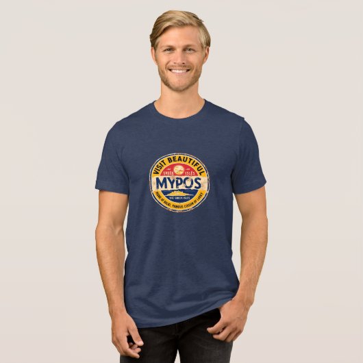 Visit Mypos Tri-Blend Shirt (Voorkant volledig)