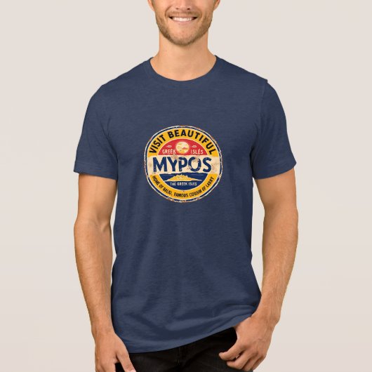 Visit Mypos Tri-Blend Shirt (Voorkant)