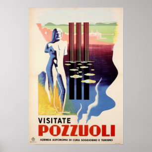 VISITATE POZZUOLI Rome Napels Italië ENIT Poster