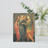 Visitatie - Jacopo Da Pontormo Briefkaart (Staand voorkant)