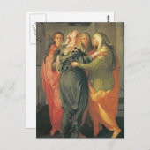 Visitatie - Jacopo Da Pontormo Briefkaart (Voorkant / Achterkant)