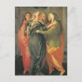 Visitatie - Jacopo Da Pontormo Briefkaart (Voorkant)