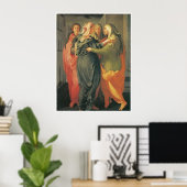 Visitatie - Jacopo Da Pontormo Canvas Poster (Thuiskantoor)