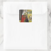 Visitation from the Dome Altar, 1499 Vierkante Sticker (Tas)