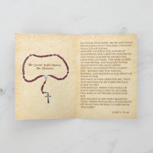 VISITATION. KAART (Binnen)