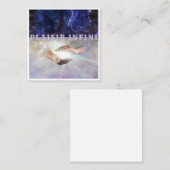 Visite Card De handen van INFINI PLAISIR Vierkante Visitekaartje (Voorkant / Achterkant)