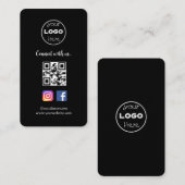 Visite Connection on Social Media Visitekaartje (Voorkant / Achterkant)