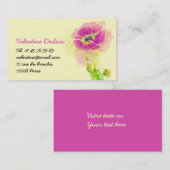 Visitekaart van Fleur Aquarelle Visitekaartje (Voorkant / Achterkant)