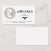 Visitekaarten Gereedschap ORL oto-rhino-laryngo Visitekaartje (Voorkant / Achterkant)