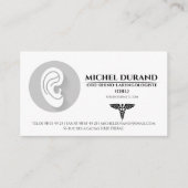 Visitekaarten Gereedschap ORL oto-rhino-laryngo Visitekaartje (Voorkant)