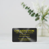 Visitekaarten voor auto-audio visitekaartje (Staand voorkant)