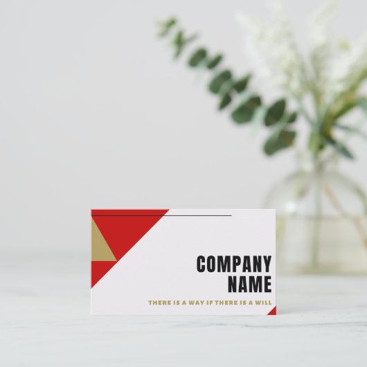 Visitekaartje (Staand voorkant)