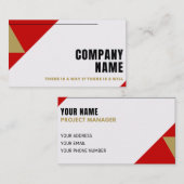 Visitekaartje (Voorkant / Achterkant)