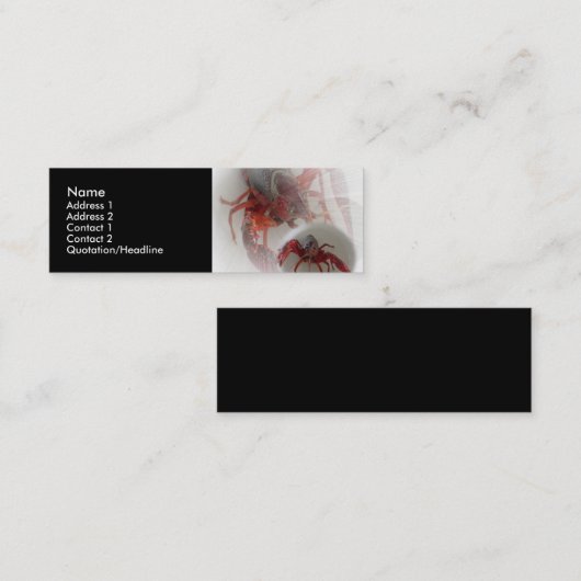 Visitekaartje (Voorkant / Achterkant)